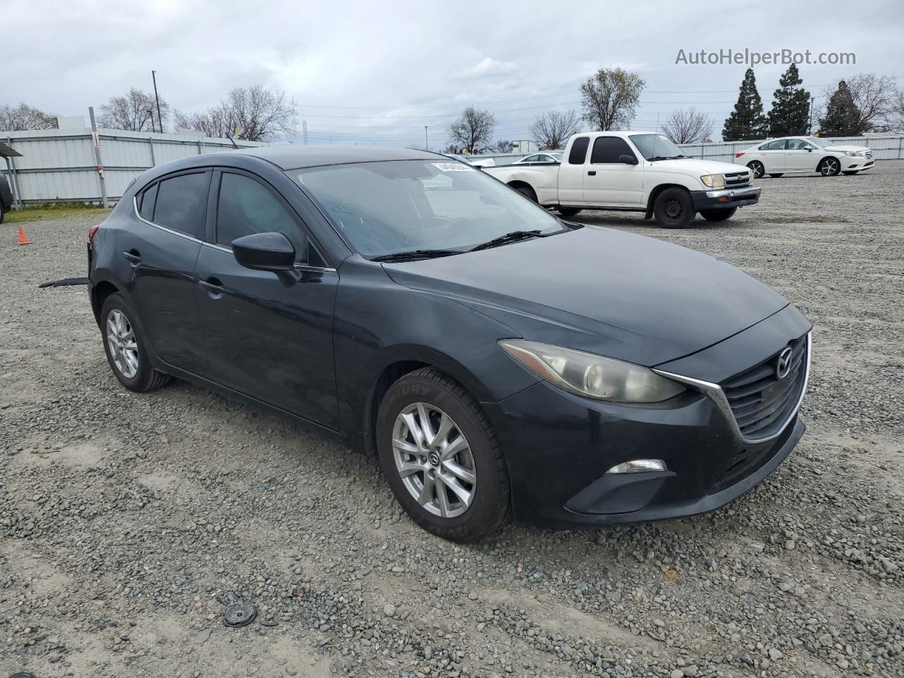 2016 Mazda 3 Sport Черный vin: 3MZBM1K71GM273532