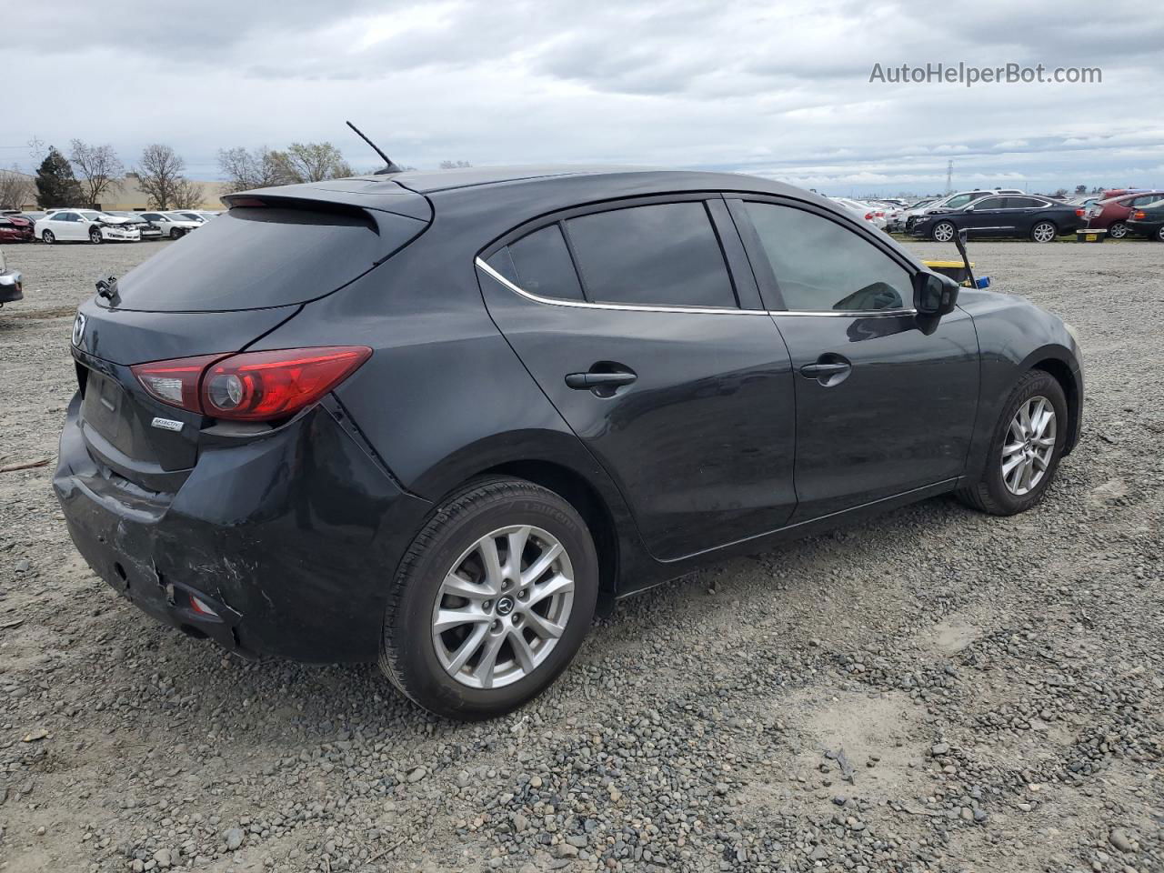 2016 Mazda 3 Sport Черный vin: 3MZBM1K71GM273532