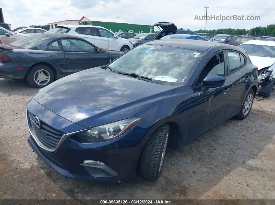 2015 Mazda Mazda3 I Sport Синий vin: 3MZBM1K72FM211975