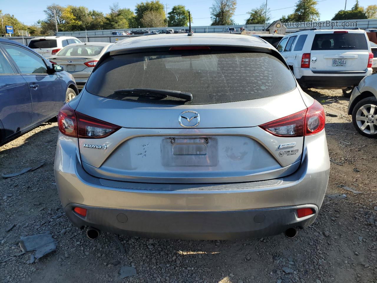 2015 Mazda 3 Sport Gray vin: 3MZBM1K74FM171947