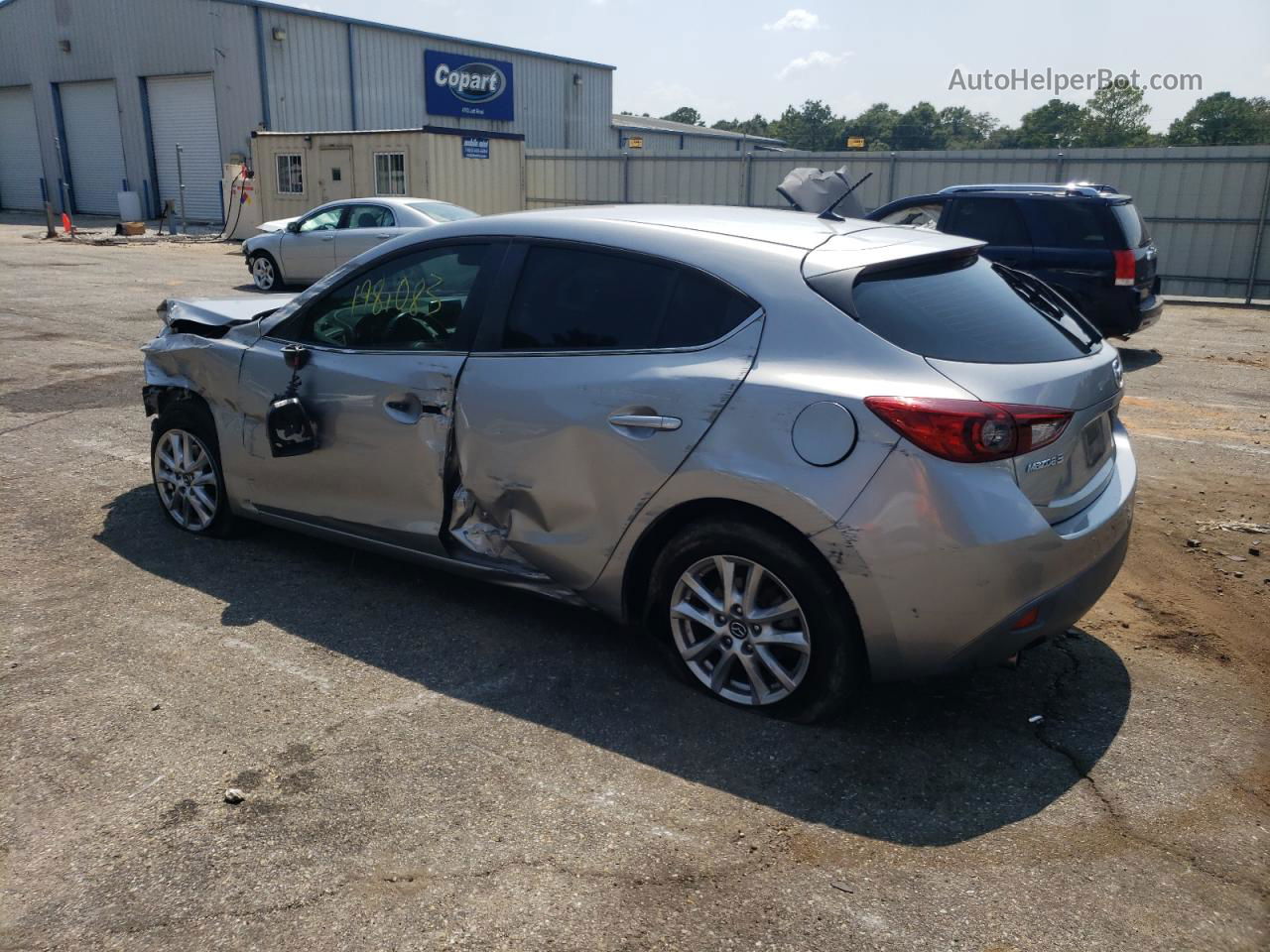 2016 Mazda 3 Sport Silver vin: 3MZBM1K75GM274716