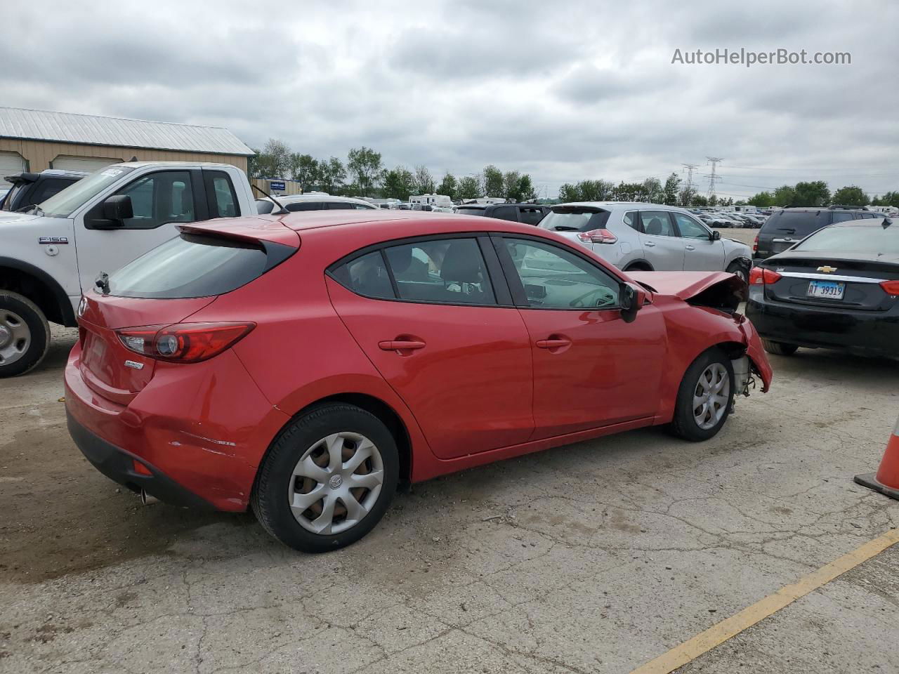 2014 Mazda 3 Sport Red vin: 3MZBM1K76EM109609