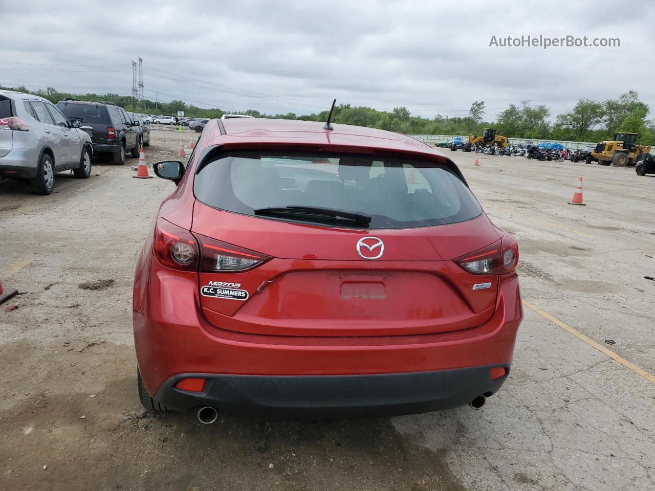 2014 Mazda 3 Sport Red vin: 3MZBM1K76EM109609