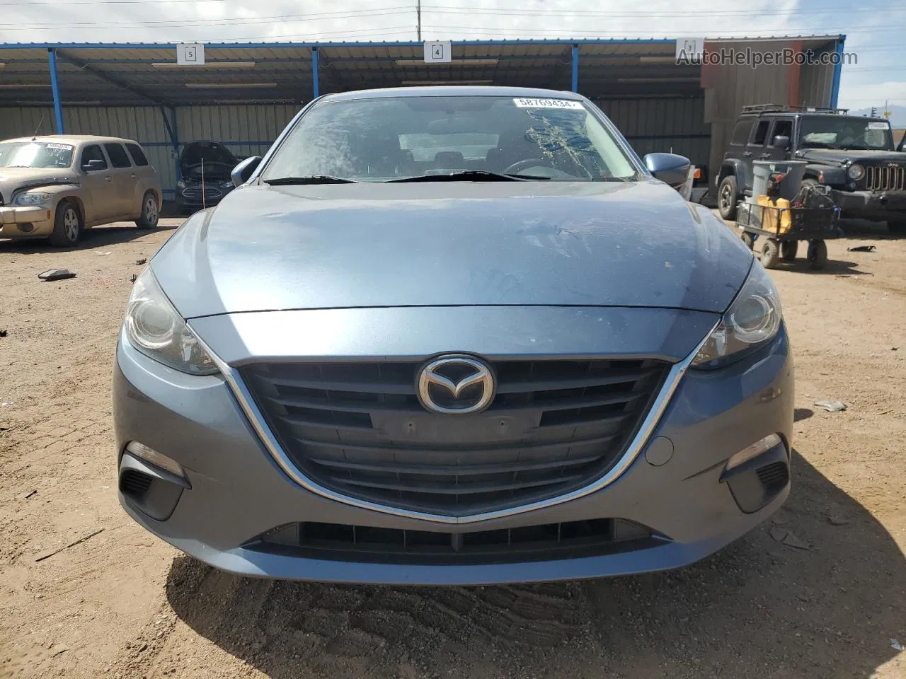 2015 Mazda 3 Sport Blue vin: 3MZBM1K76FM126380