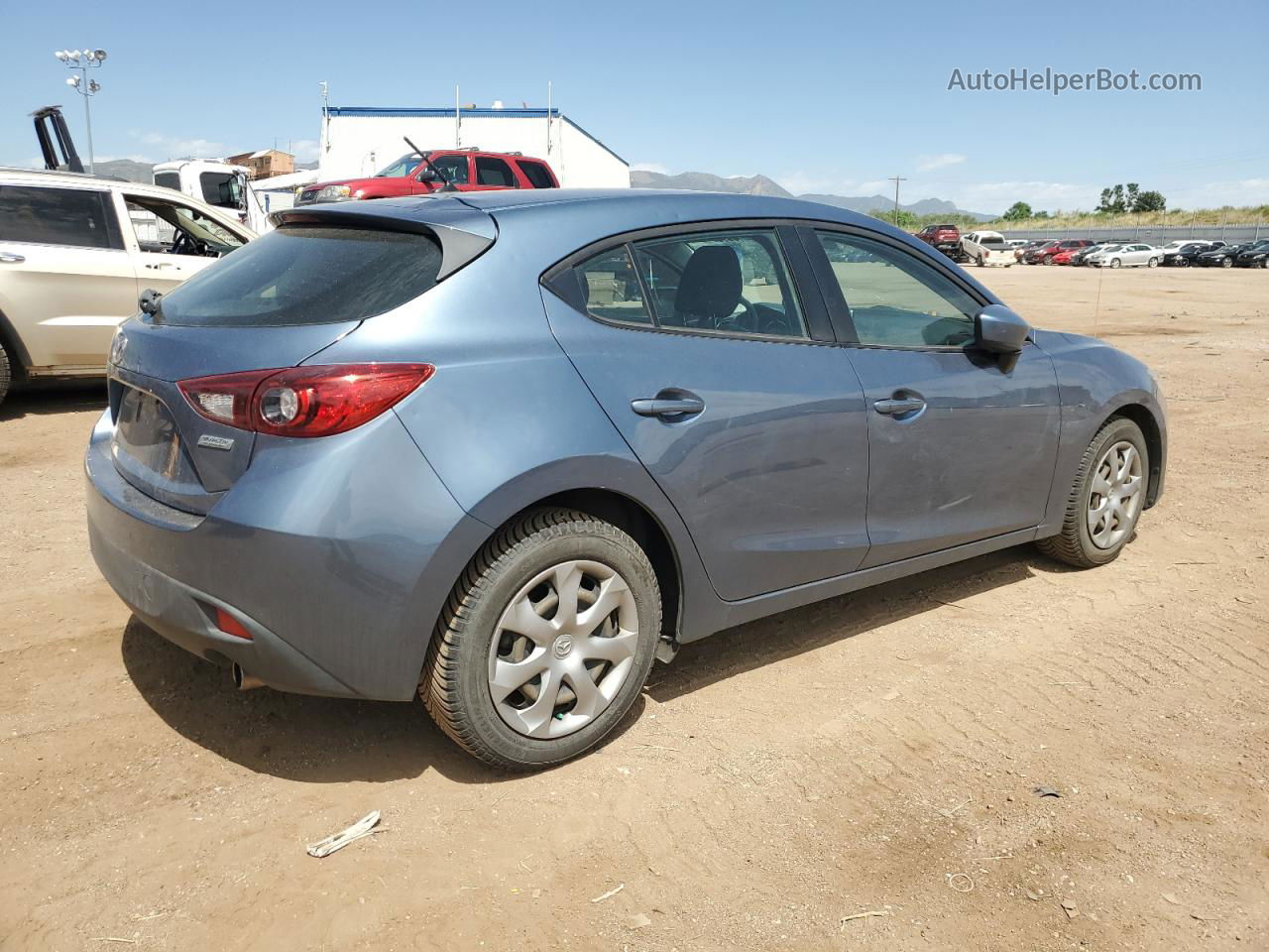 2015 Mazda 3 Sport Blue vin: 3MZBM1K76FM126380