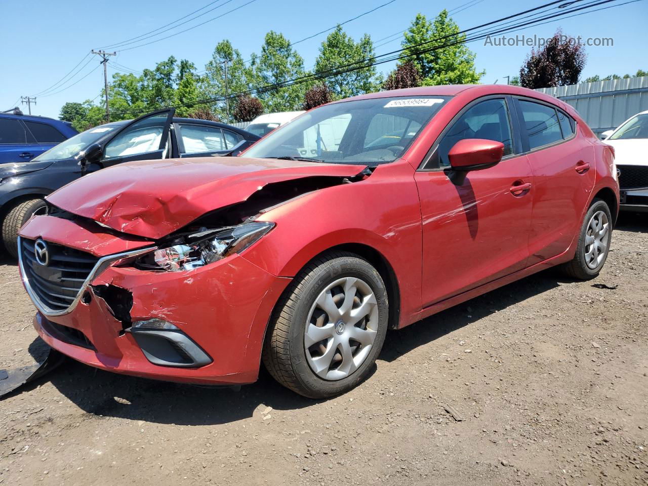 2015 Mazda 3 Sport Red vin: 3MZBM1K78FM145092