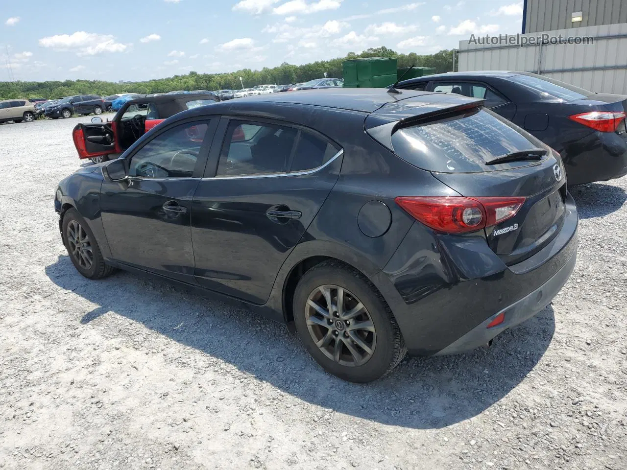 2016 Mazda 3 Sport Черный vin: 3MZBM1K78GM266920