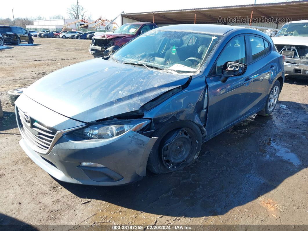 2015 Mazda Mazda3 I Sport Blue vin: 3MZBM1K79FM232905