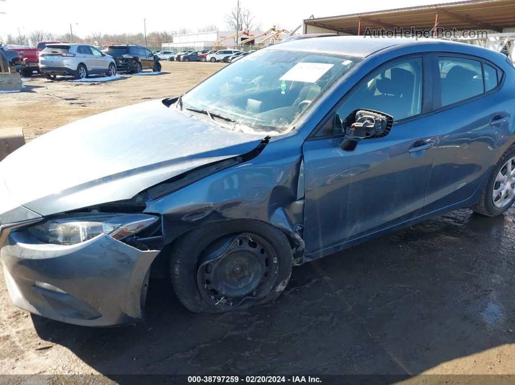 2015 Mazda Mazda3 I Sport Blue vin: 3MZBM1K79FM232905