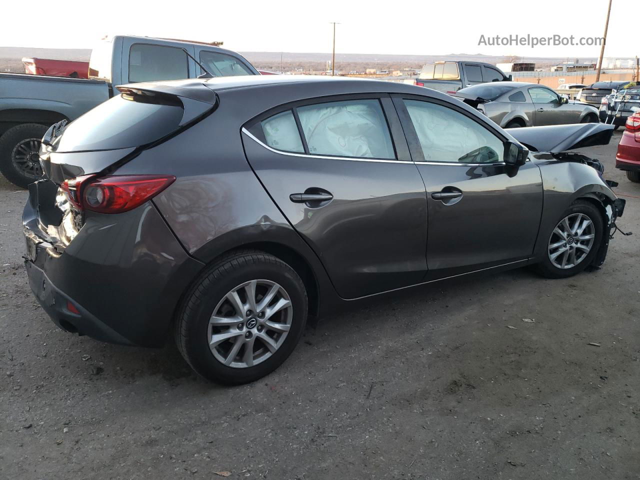 2016 Mazda 3 Sport Charcoal vin: 3MZBM1K79GM296704