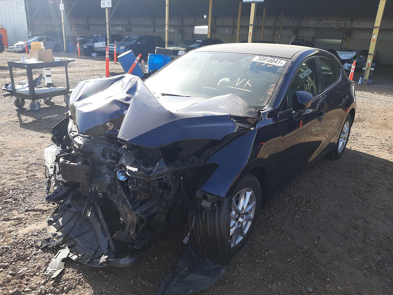 2016 Mazda 3 Sport Blue vin: 3MZBM1K79GM319267