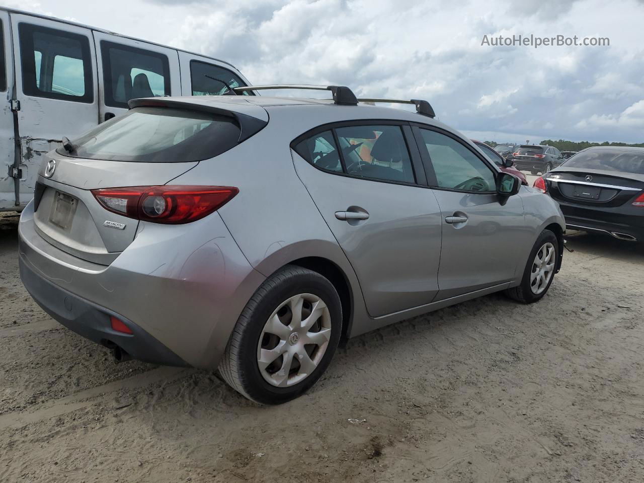 2015 Mazda 3 Sport Silver vin: 3MZBM1K7XFM197601