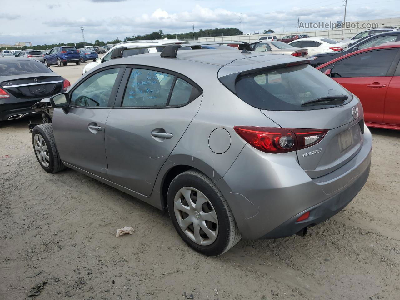 2015 Mazda 3 Sport Silver vin: 3MZBM1K7XFM197601