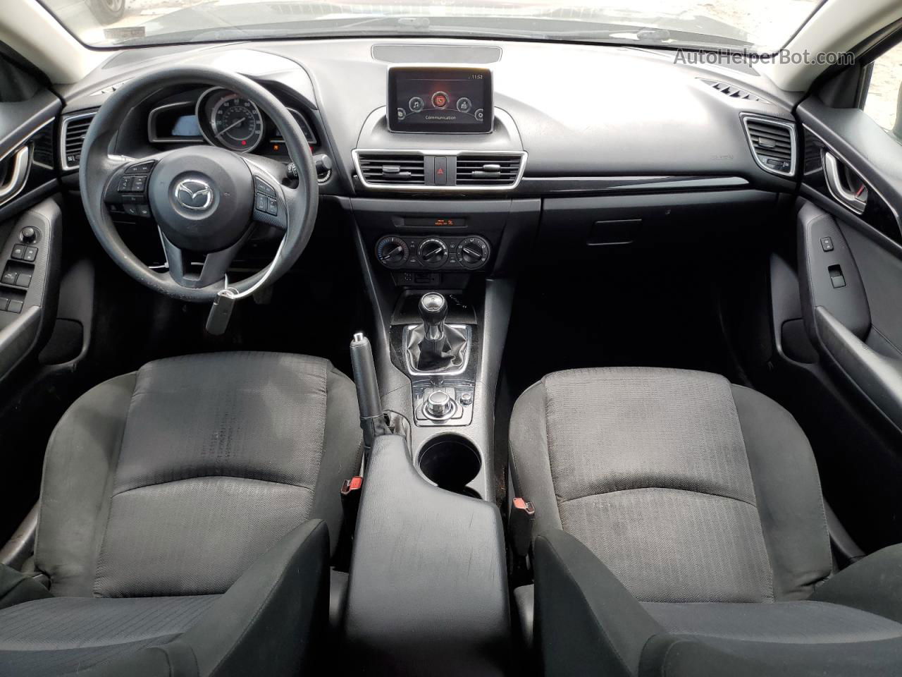 2015 Mazda 3 Sport Черный vin: 3MZBM1K7XFM220651