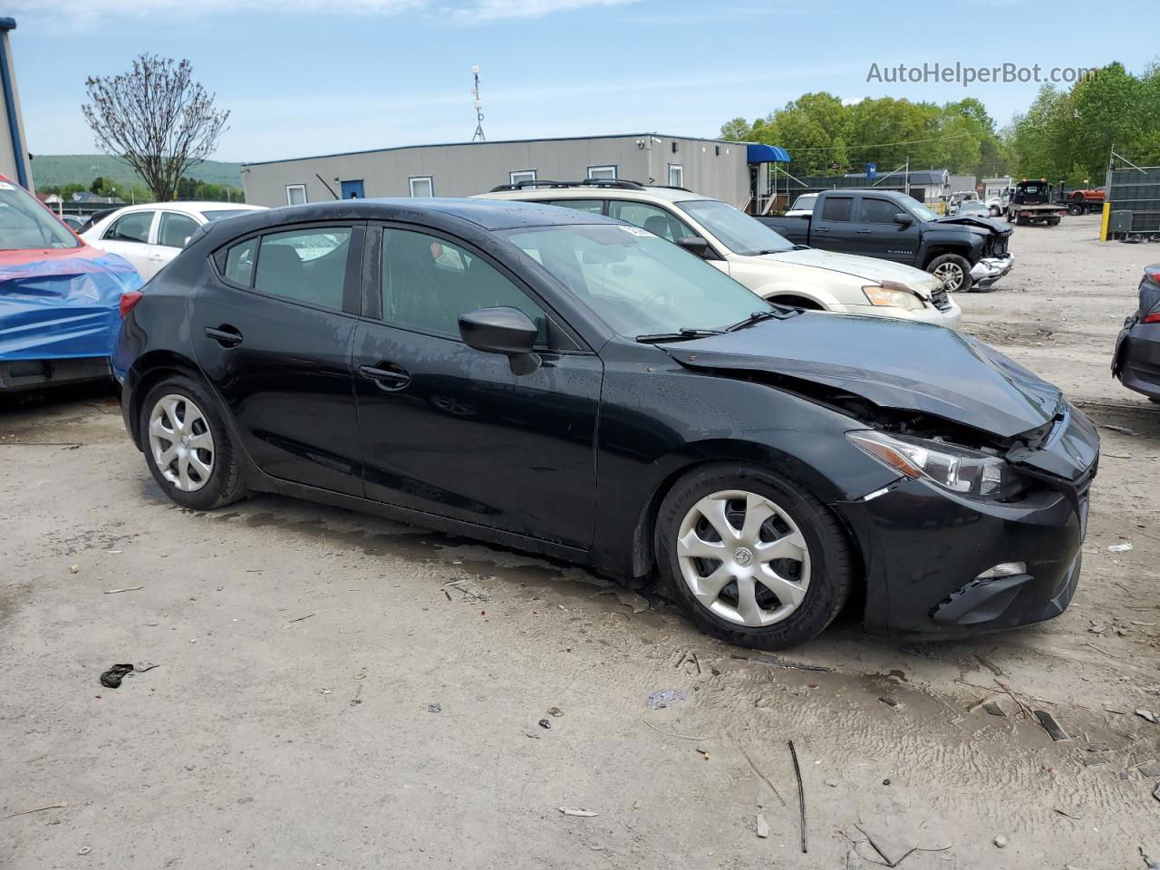 2015 Mazda 3 Sport Черный vin: 3MZBM1K7XFM220651