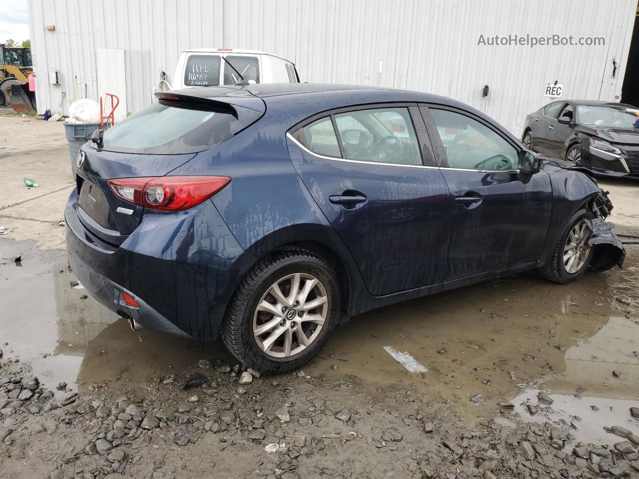 2016 Mazda 3 Sport Blue vin: 3MZBM1K7XGM322534