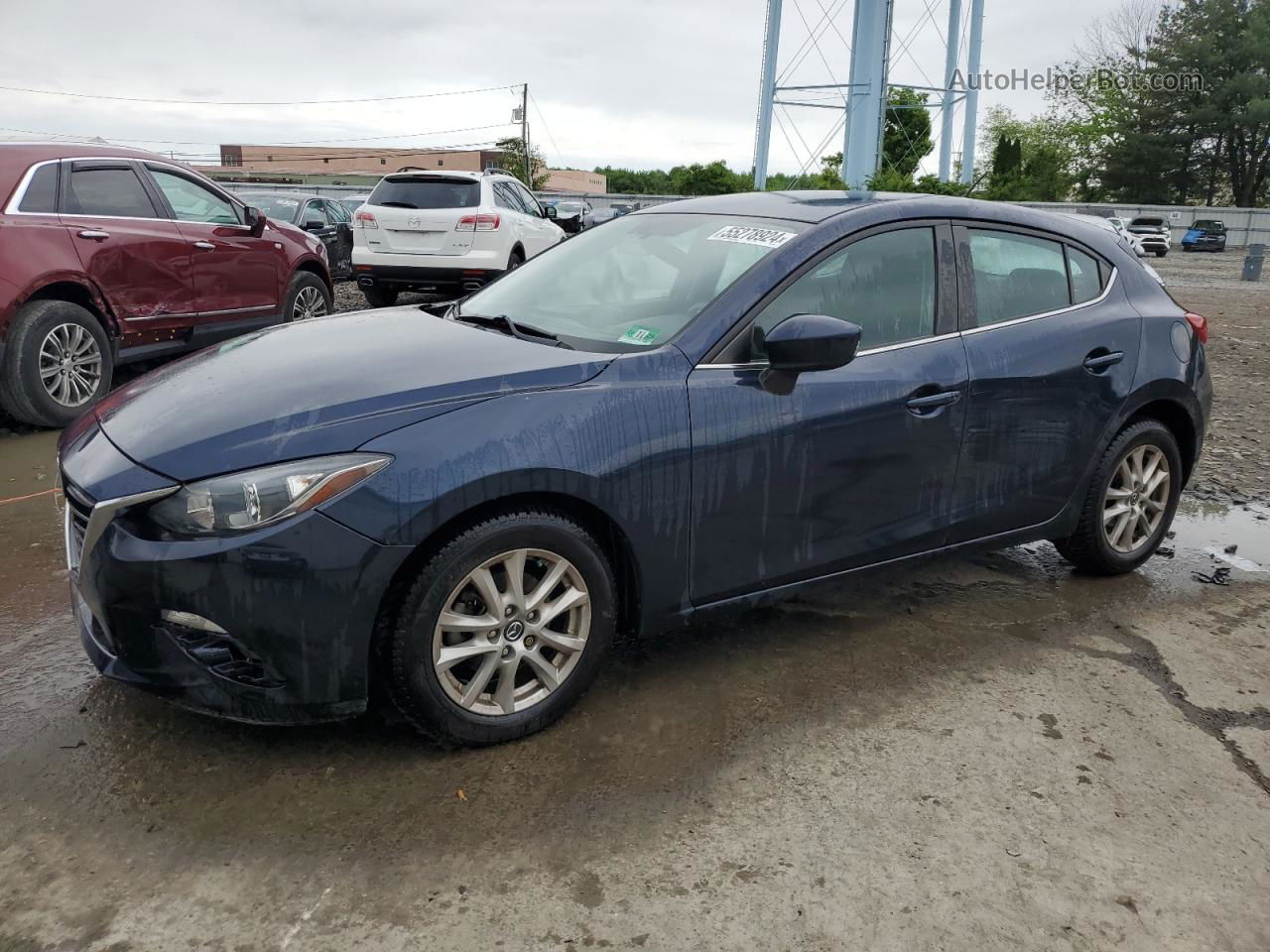 2016 Mazda 3 Sport Blue vin: 3MZBM1K7XGM322534