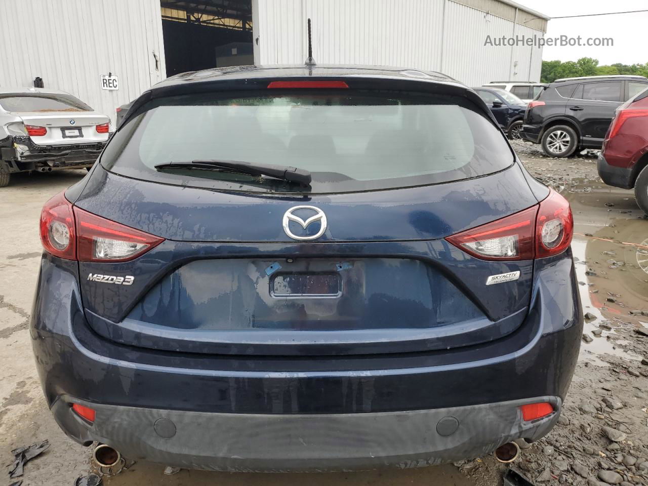 2016 Mazda 3 Sport Blue vin: 3MZBM1K7XGM322534