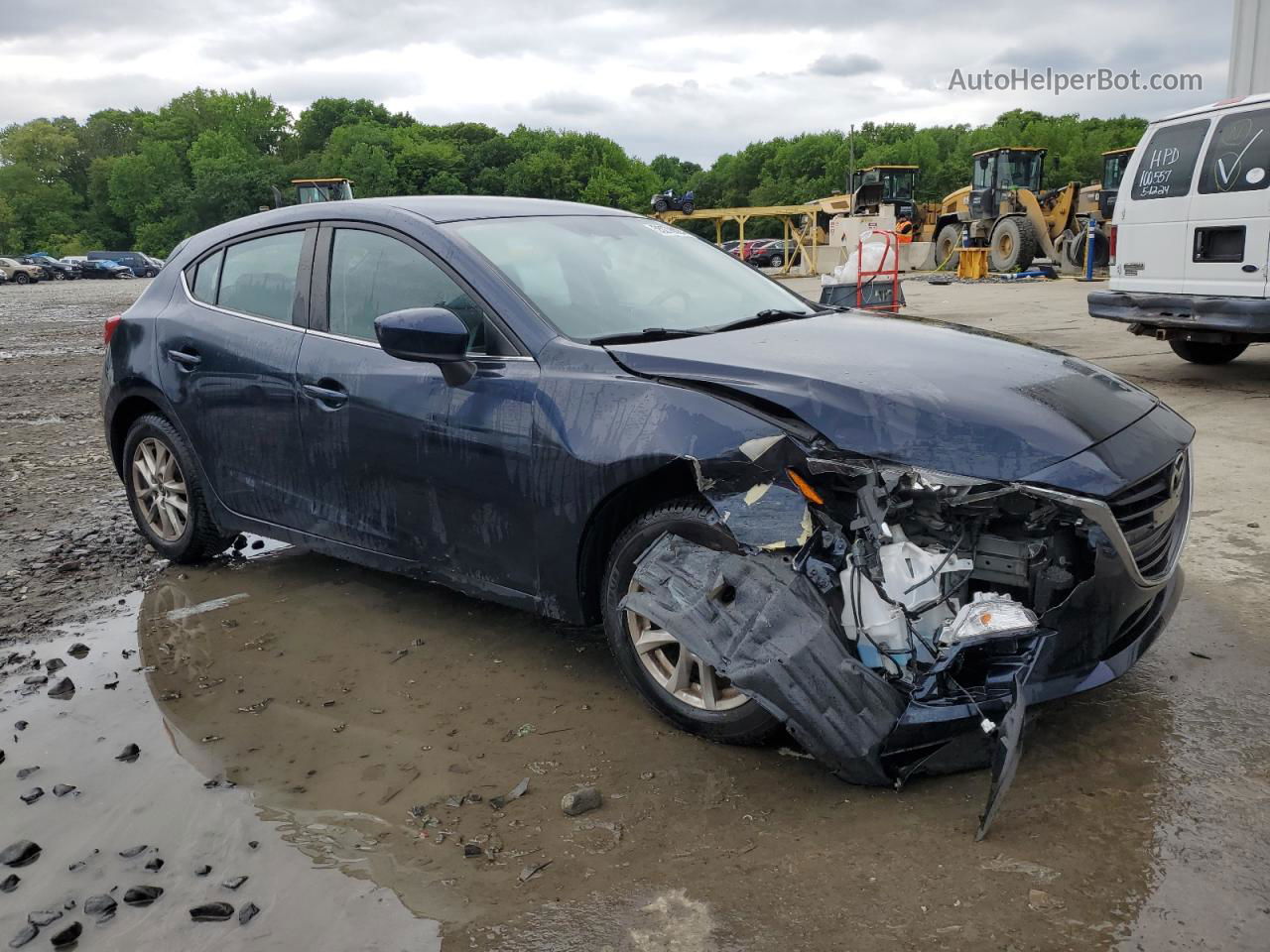 2016 Mazda 3 Sport Blue vin: 3MZBM1K7XGM322534