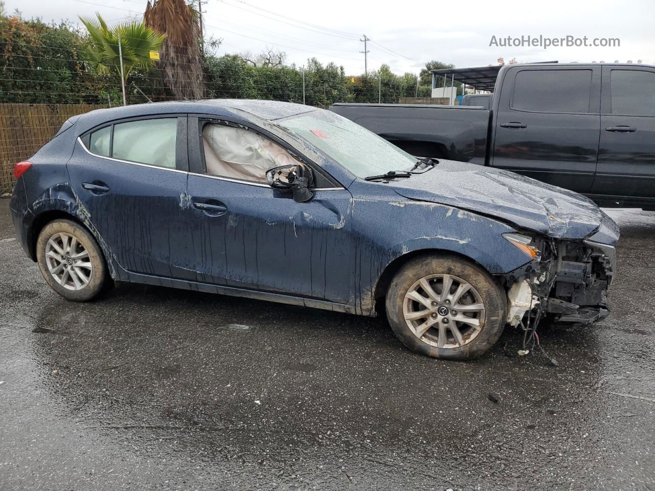 2015 Mazda 3 Touring Синий vin: 3MZBM1L70FM155985