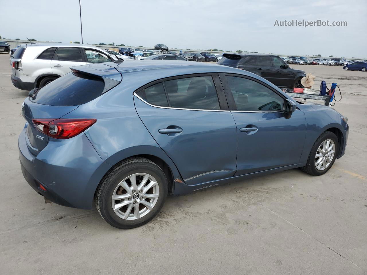 2015 Mazda 3 Touring Gray vin: 3MZBM1L70FM179543