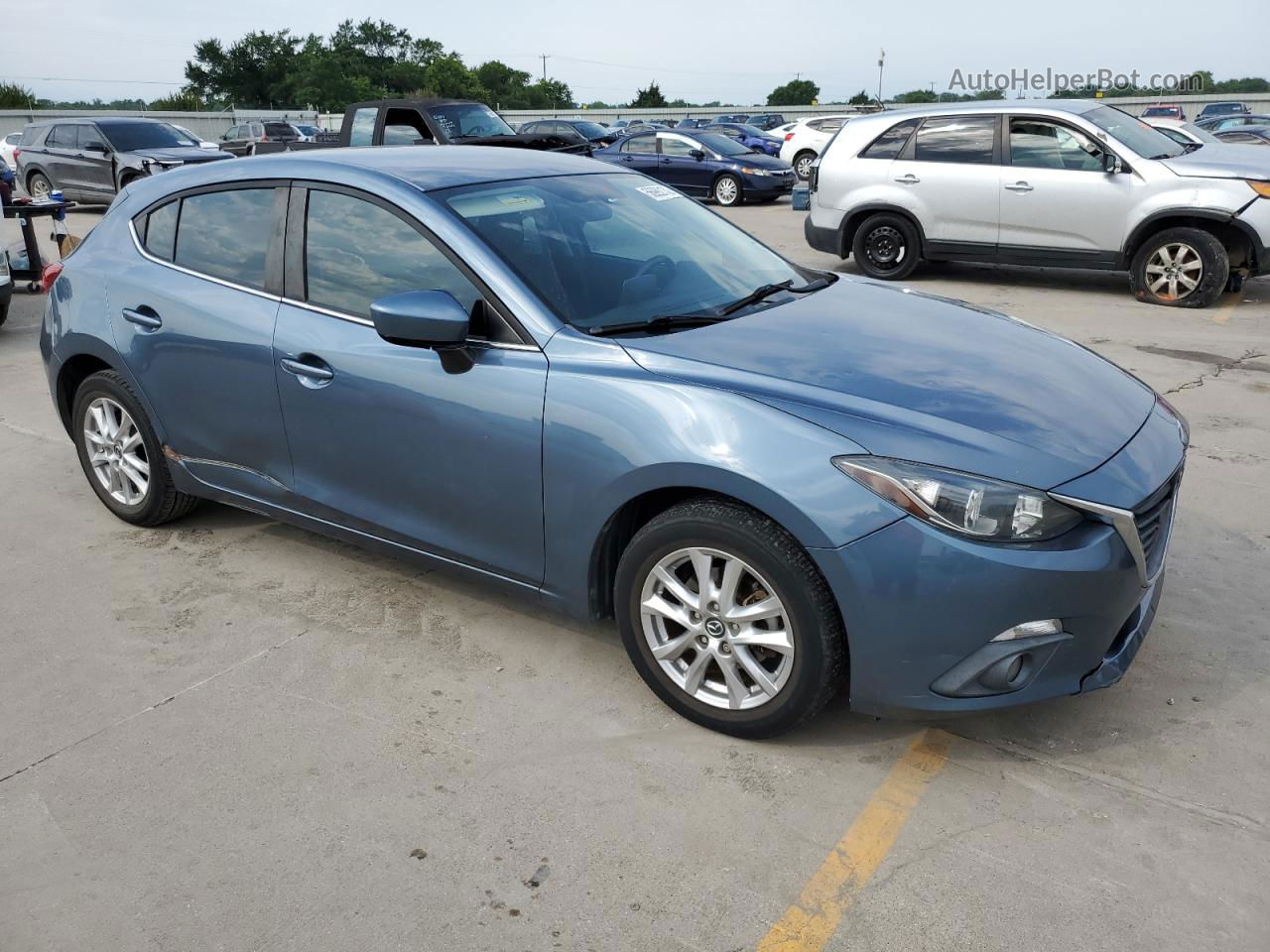 2015 Mazda 3 Touring Серый vin: 3MZBM1L70FM179543