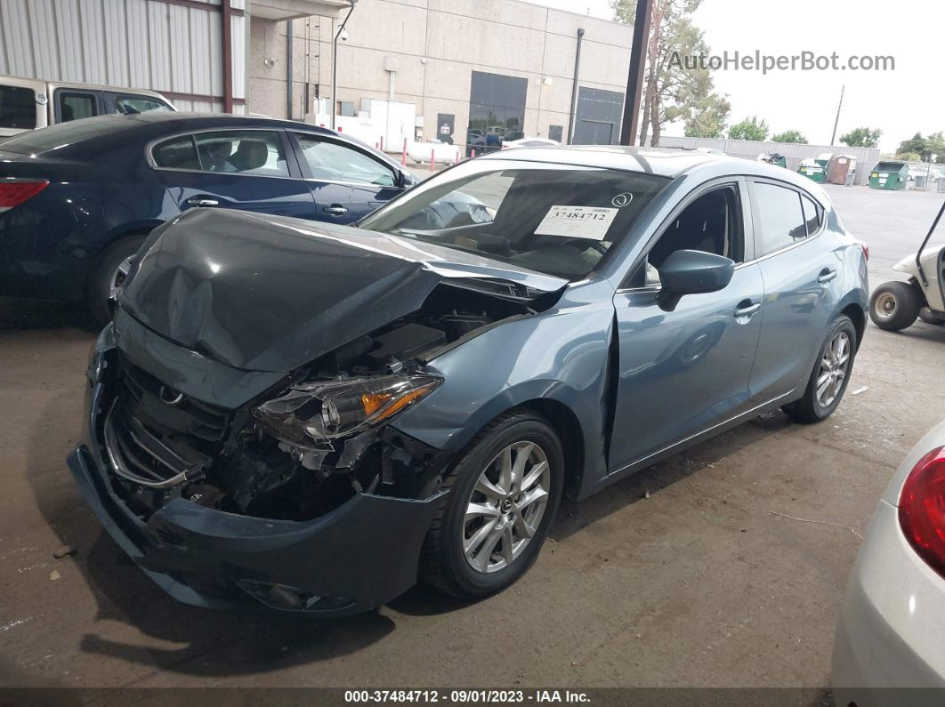 2015 Mazda Mazda3 I Touring Blue vin: 3MZBM1L71FM140704