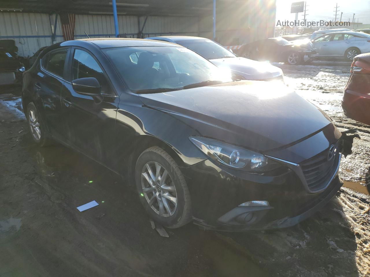 2015 Mazda 3 Touring Black vin: 3MZBM1L71FM144560