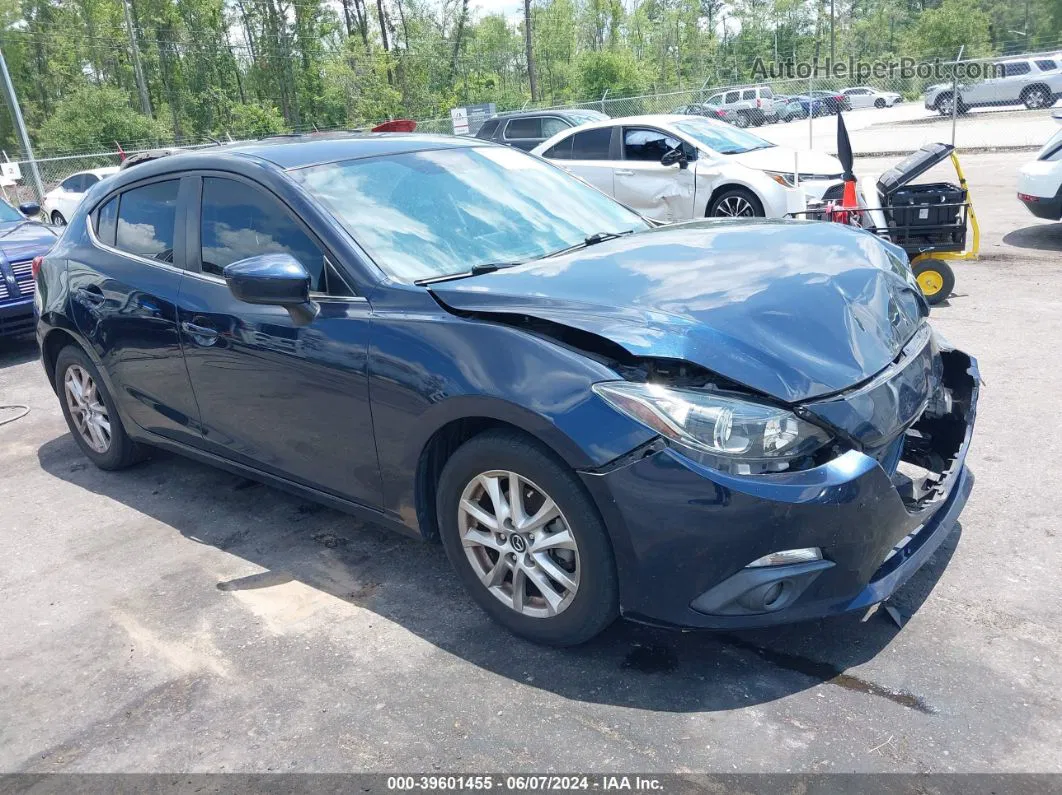 2015 Mazda Mazda3 I Touring Blue vin: 3MZBM1L72FM208444