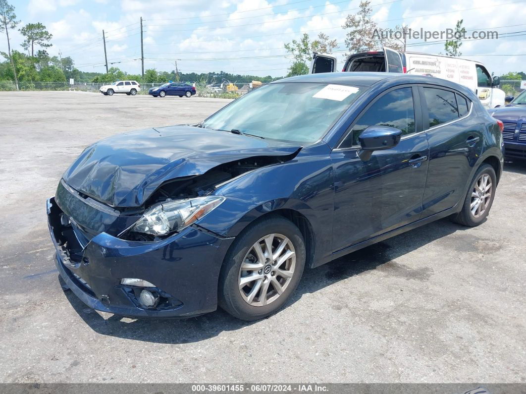 2015 Mazda Mazda3 I Touring Blue vin: 3MZBM1L72FM208444