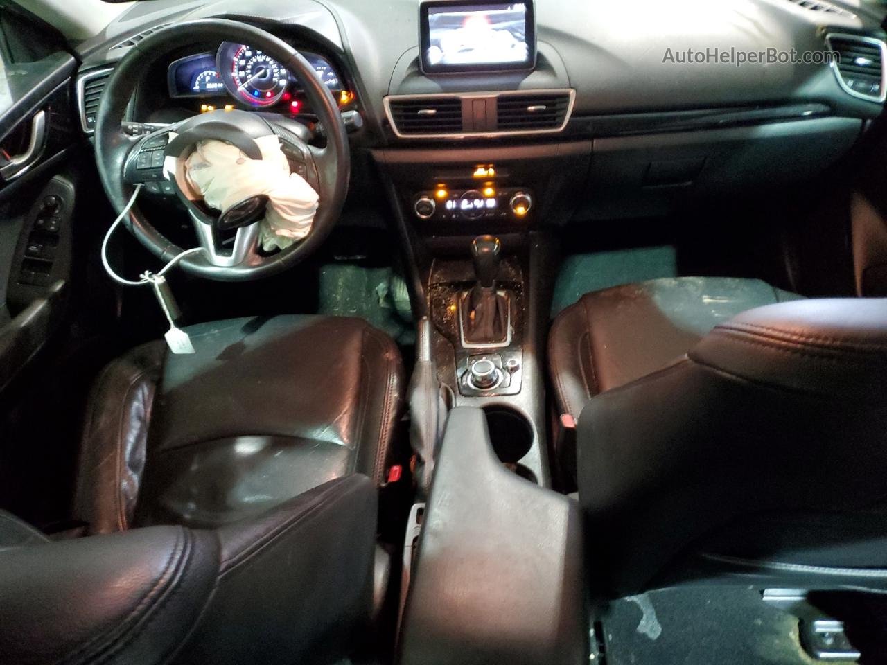 2015 Mazda 3 Touring White vin: 3MZBM1L72FM222425