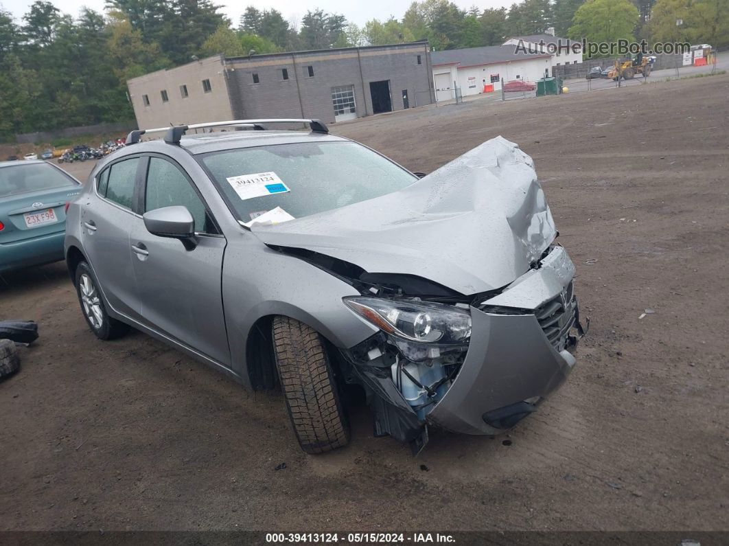 2016 Mazda Mazda3 I Touring Silver vin: 3MZBM1L72GM245110