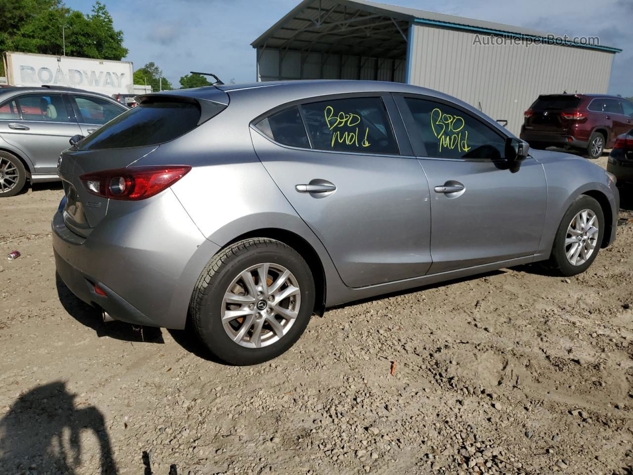 2015 Mazda 3 Touring Silver vin: 3MZBM1L73FM228461