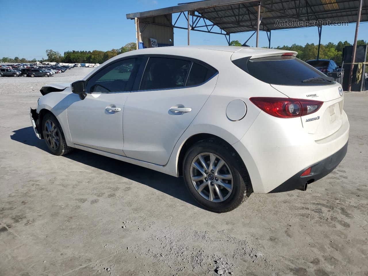 2014 Mazda 3 Touring White vin: 3MZBM1L74EM112748