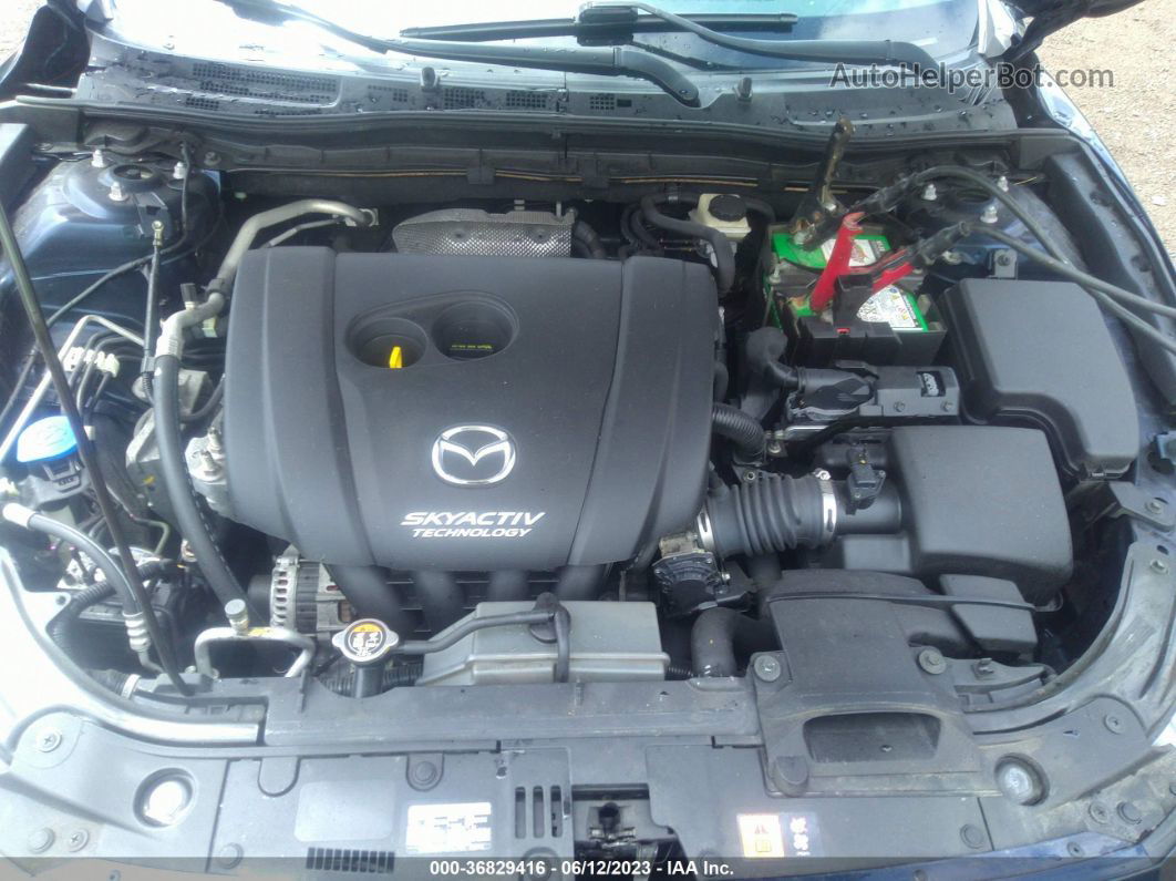 2015 Mazda Mazda3 I Touring Dark Blue vin: 3MZBM1L75FM224458