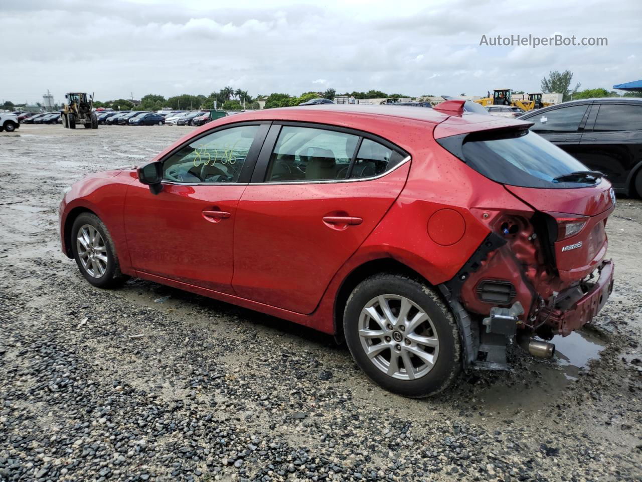 2015 Mazda 3 Touring Red vin: 3MZBM1L76FM203277