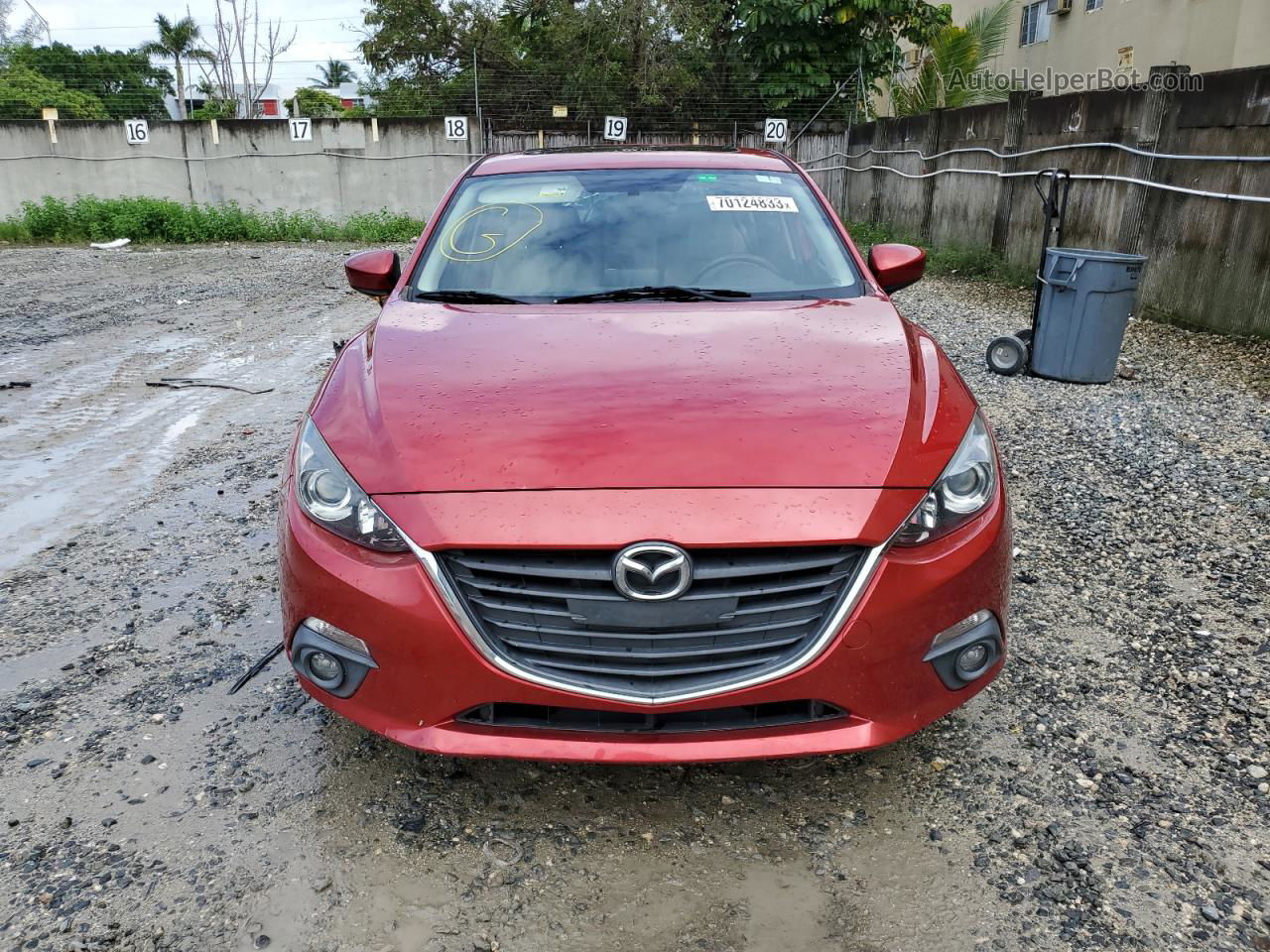 2015 Mazda 3 Touring Red vin: 3MZBM1L76FM203277