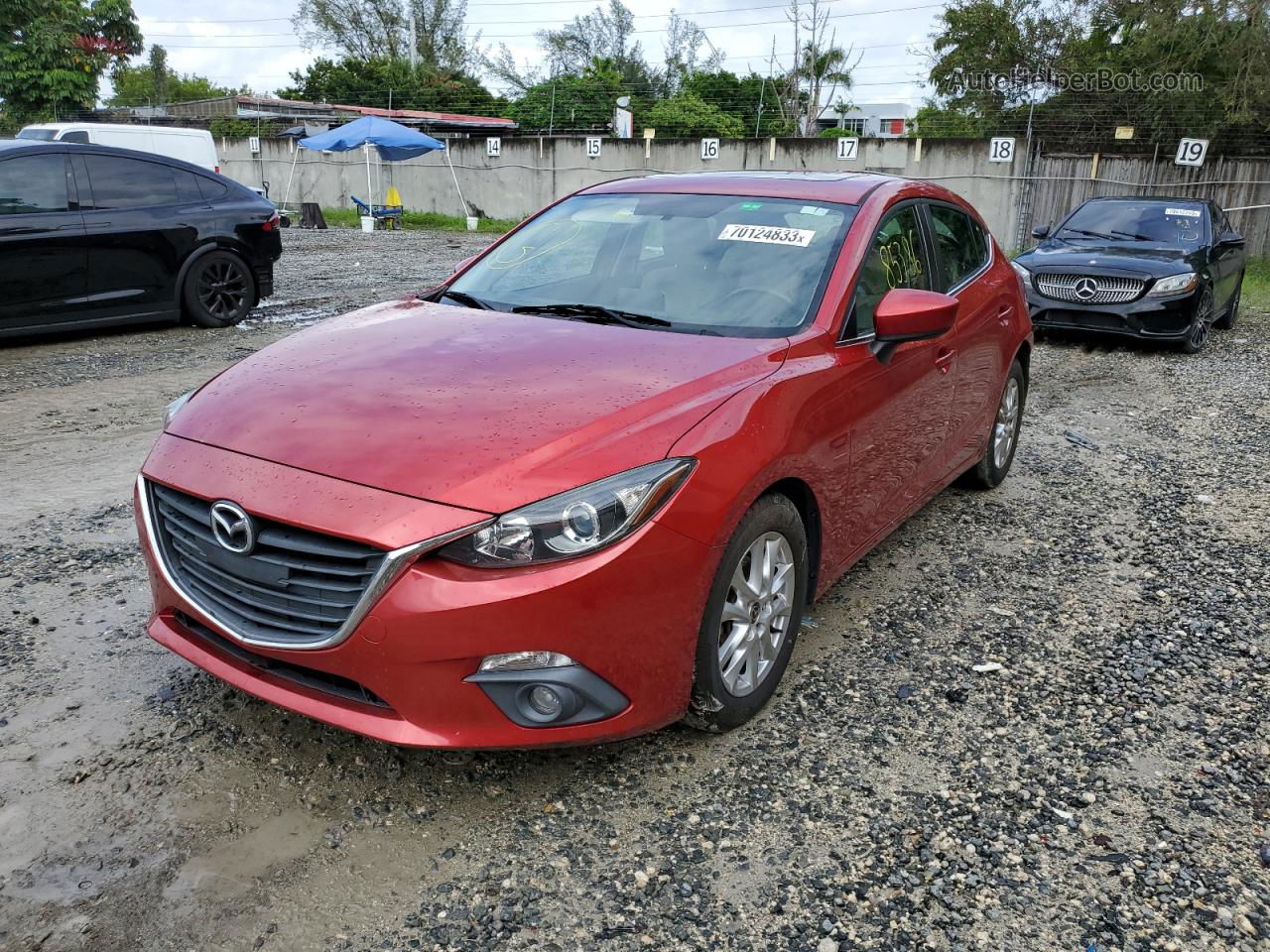 2015 Mazda 3 Touring Red vin: 3MZBM1L76FM203277