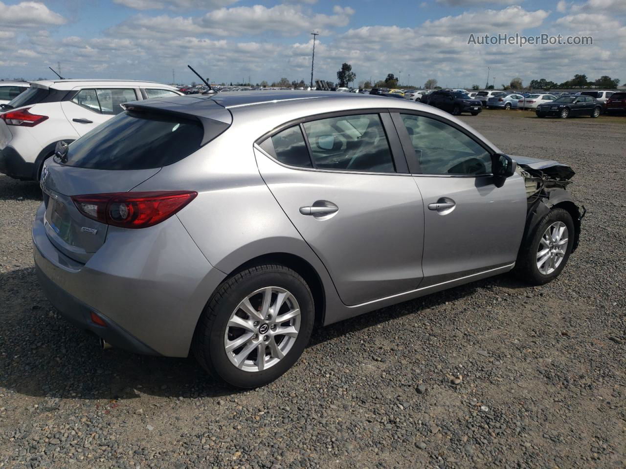 2015 Mazda 3 Touring Silver vin: 3MZBM1L76FM218667