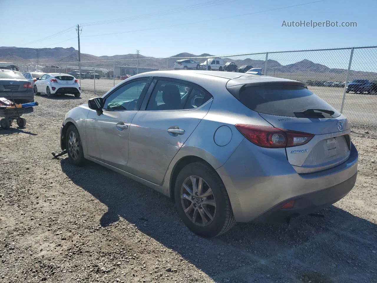 2015 Mazda 3 Touring Silver vin: 3MZBM1L77FM213932