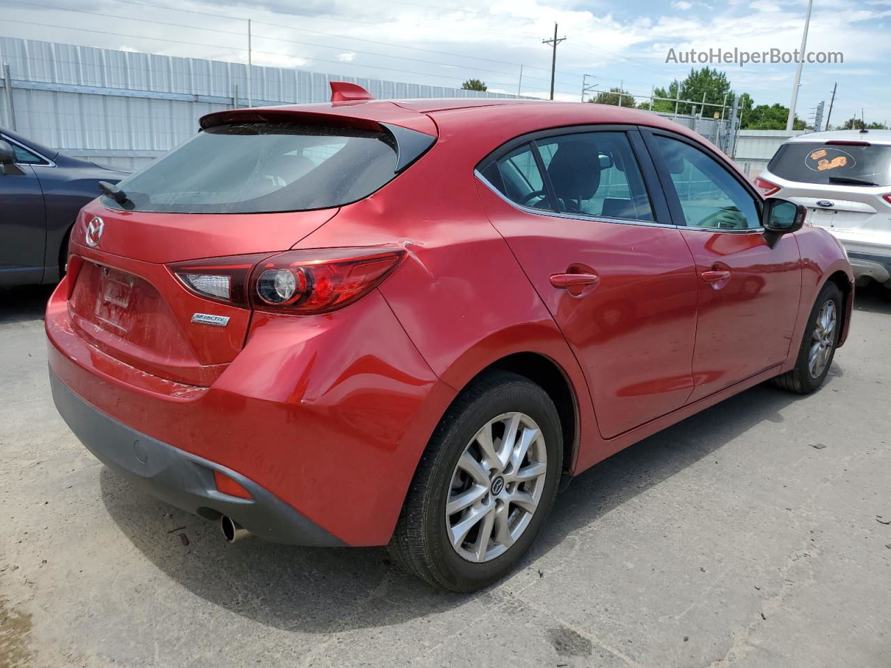 2014 Mazda 3 Touring Red vin: 3MZBM1L78EM114678