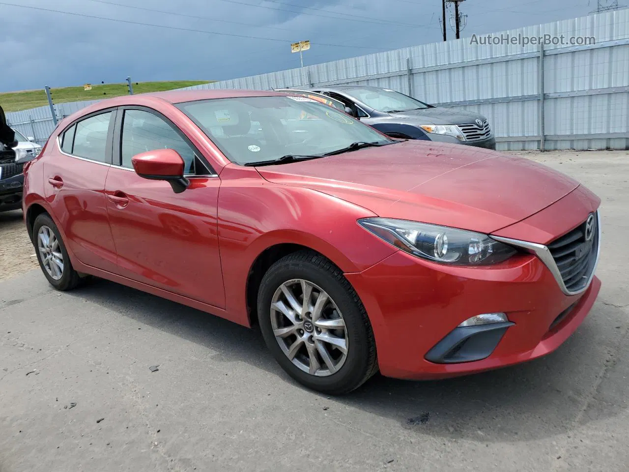 2014 Mazda 3 Touring Red vin: 3MZBM1L78EM114678