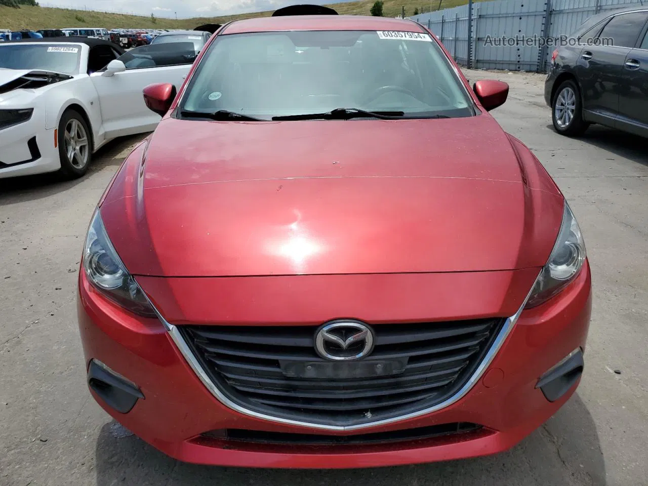 2014 Mazda 3 Touring Red vin: 3MZBM1L78EM114678