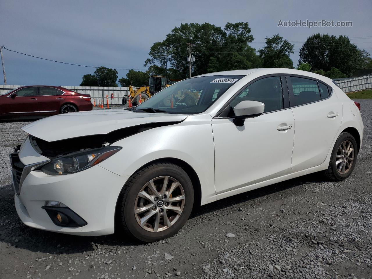 2016 Mazda 3 Touring White vin: 3MZBM1L79GM320384