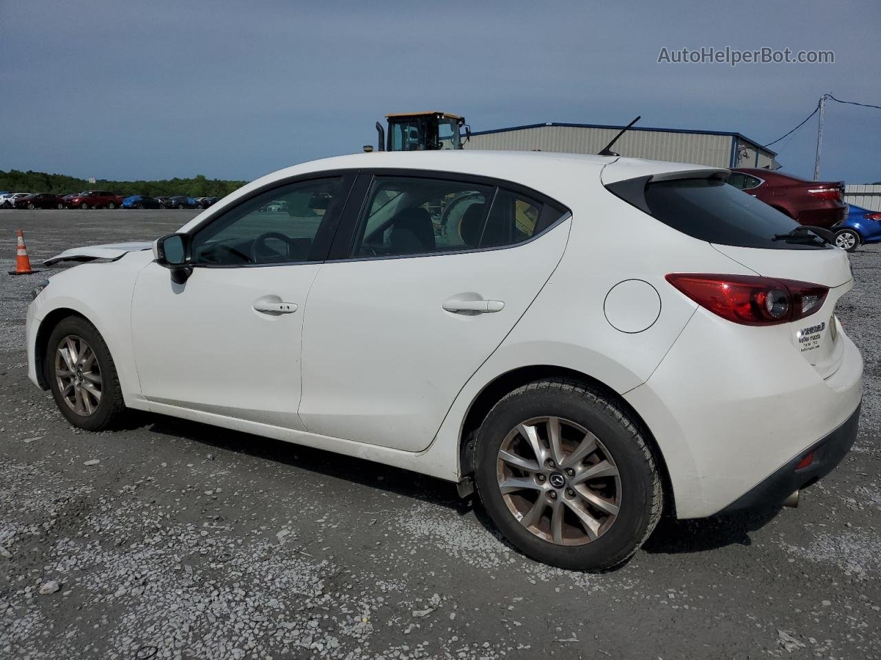 2016 Mazda 3 Touring White vin: 3MZBM1L79GM320384