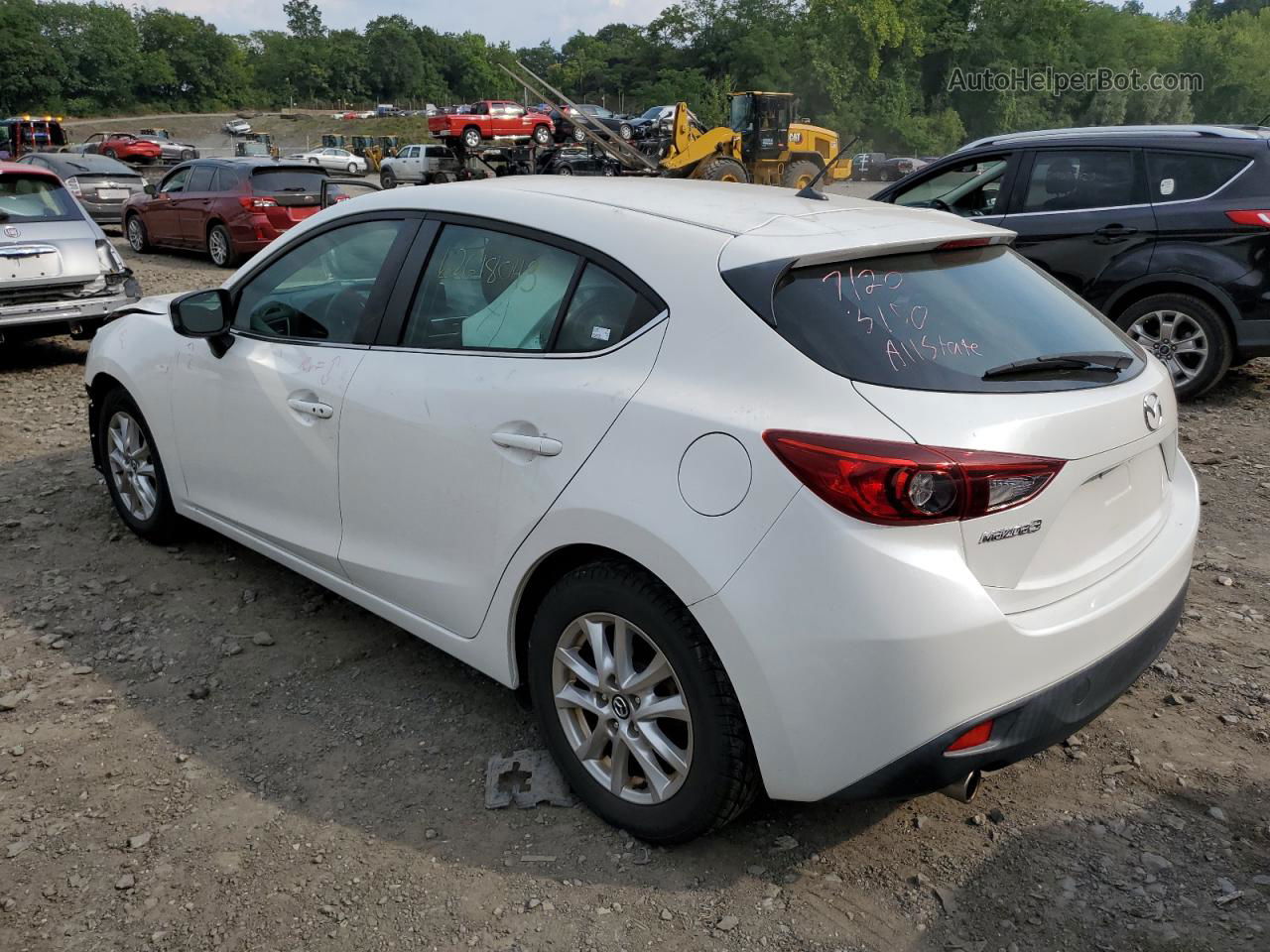 2015 Mazda 3 Touring Белый vin: 3MZBM1L7XFM184054