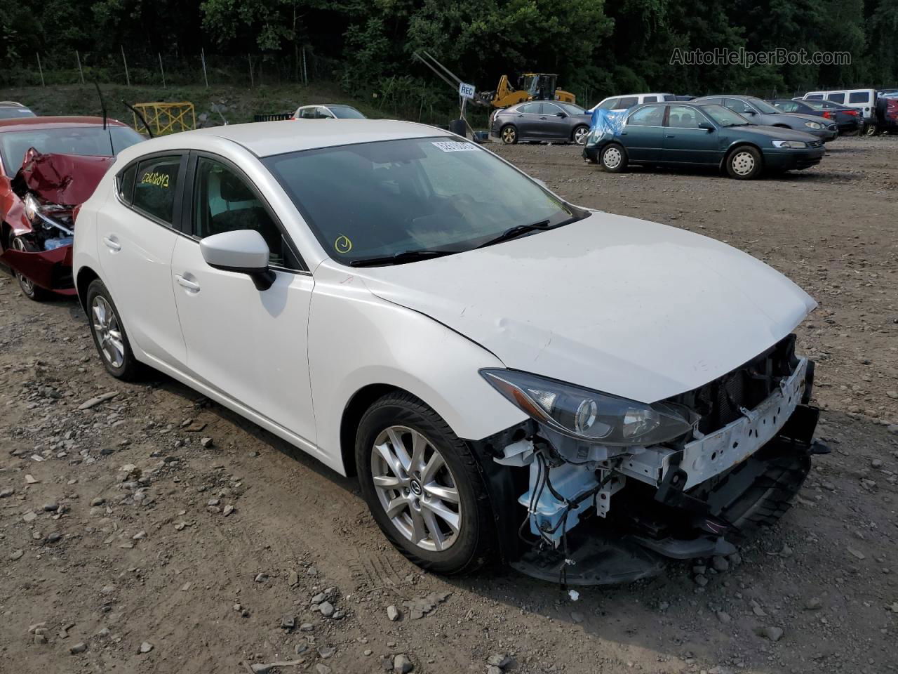 2015 Mazda 3 Touring Белый vin: 3MZBM1L7XFM184054