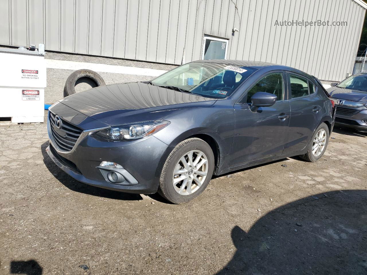 2015 Mazda 3 Grand Touring Угольный vin: 3MZBM1M70FM185406