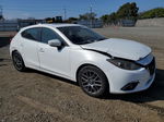 2015 Mazda 3 Grand Touring White vin: 3MZBM1M73FM169569