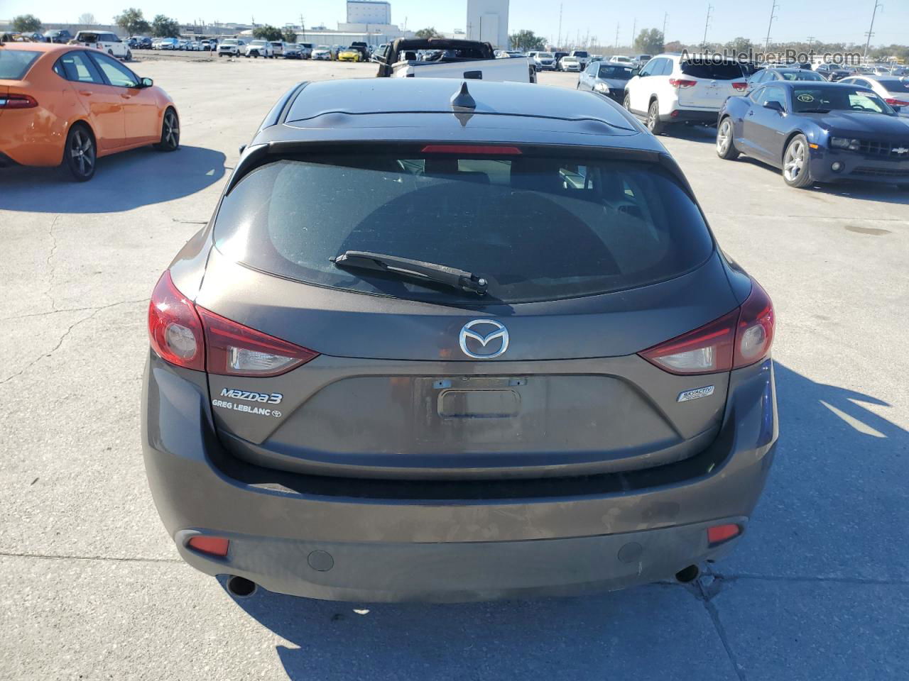 2016 Mazda 3 Touring Gray vin: 3MZBM1M73GM321383